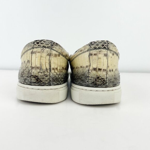 LANVIN Python Luxury Slip-on Sneakers Flats Loafers Round toes Animal sz 36 - Picture 4 of 14
